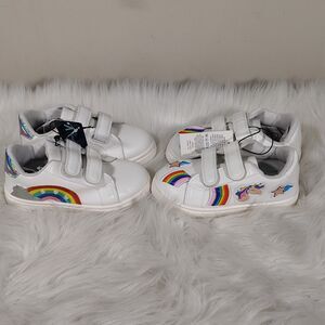Girls Rainbow Shoe Bundle NWTS Size 8